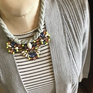 NWOT!! Talbots metallic ribbed duster cardigan!!